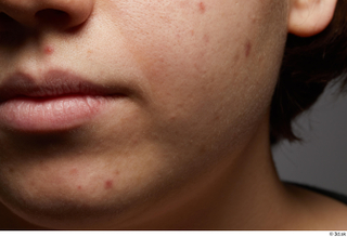  Photos Jennifer Larsen HD Face skin references cheek skin pores skin texture 0003.jpg